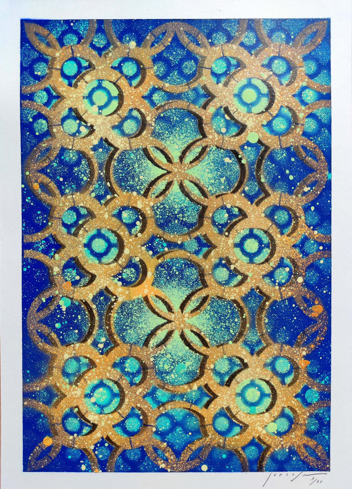 Barcelona Series _ Blue A3