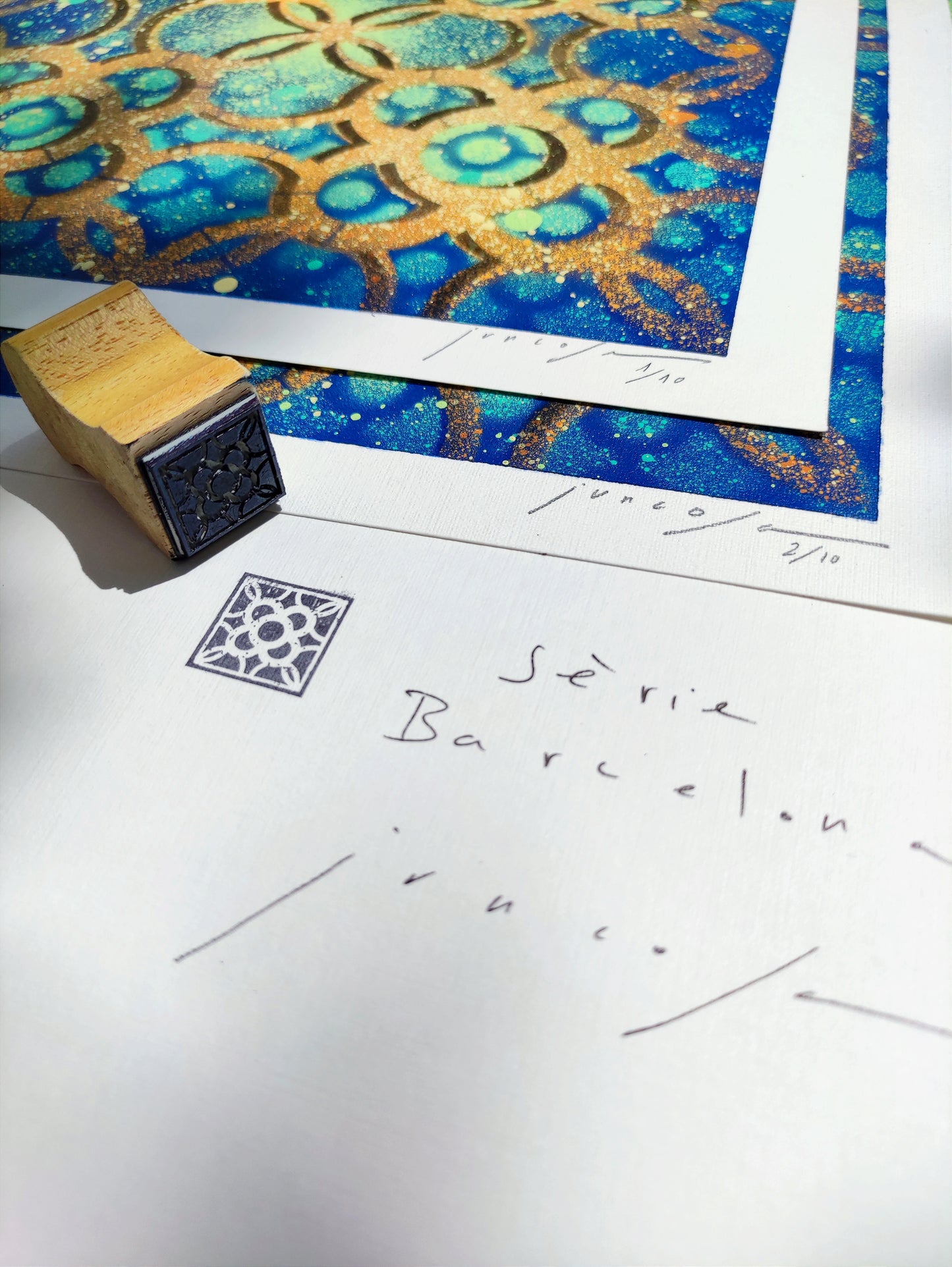 Barcelona Series _ Blue A3