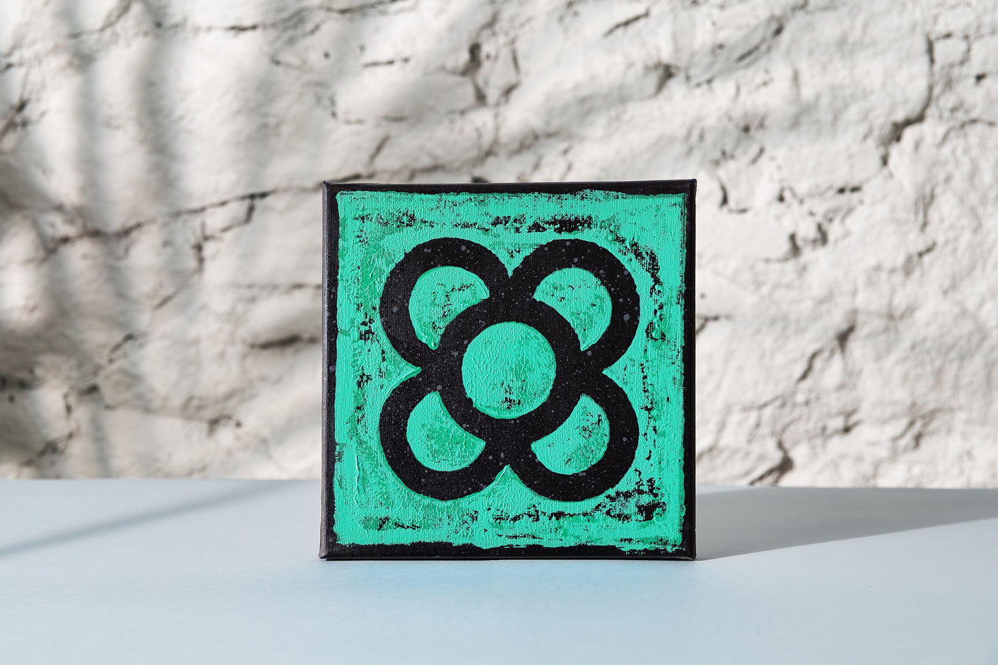 Lienzo Origen Turquesa